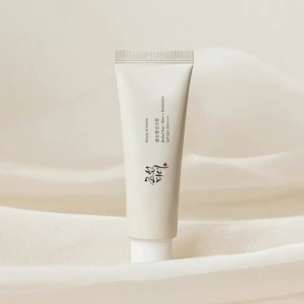 Tube of cream on a soft beige background